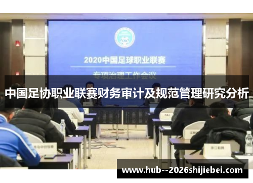 中国足协职业联赛财务审计及规范管理研究分析